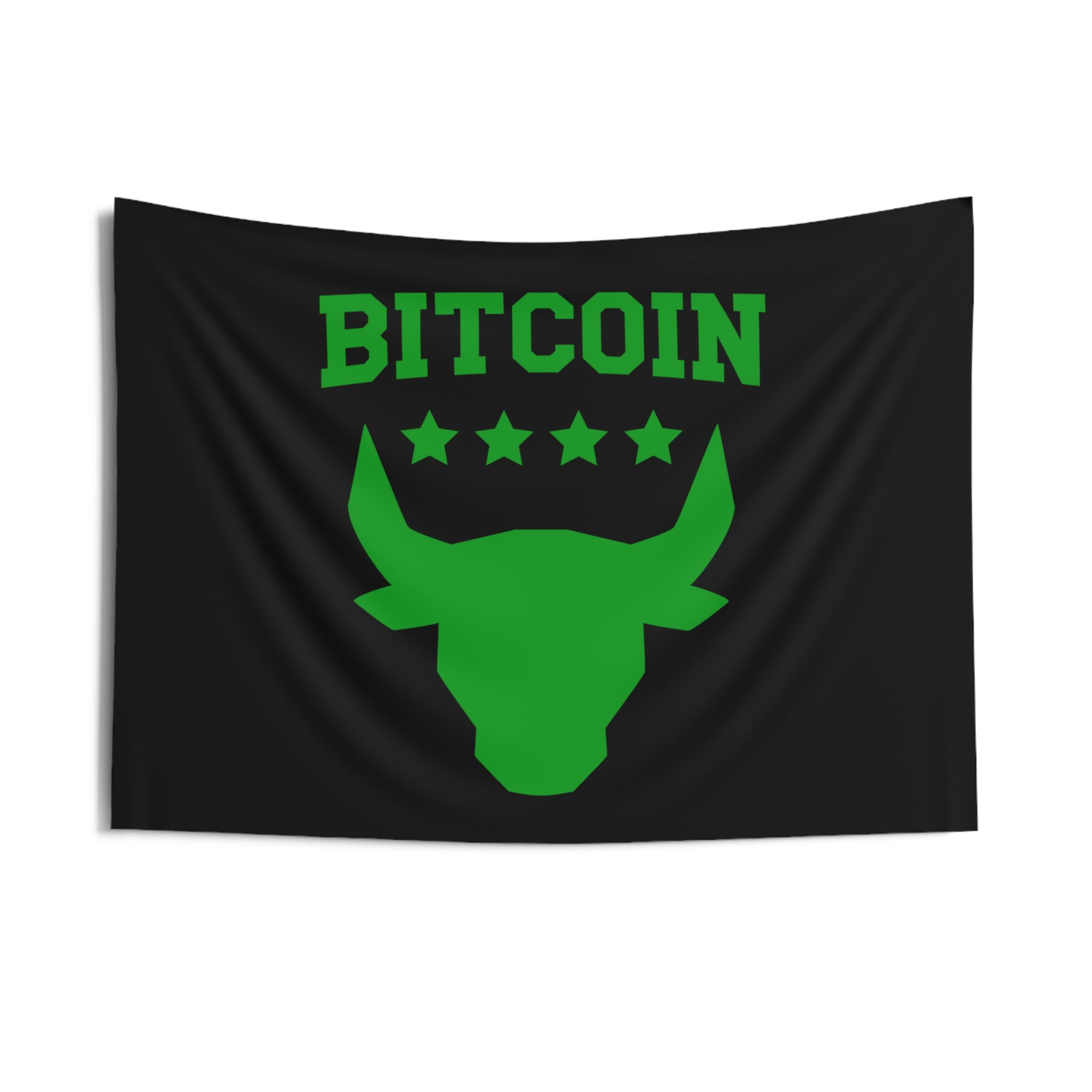 Bitcoin Merchandise - Bitcoin Bull Tapestry.
