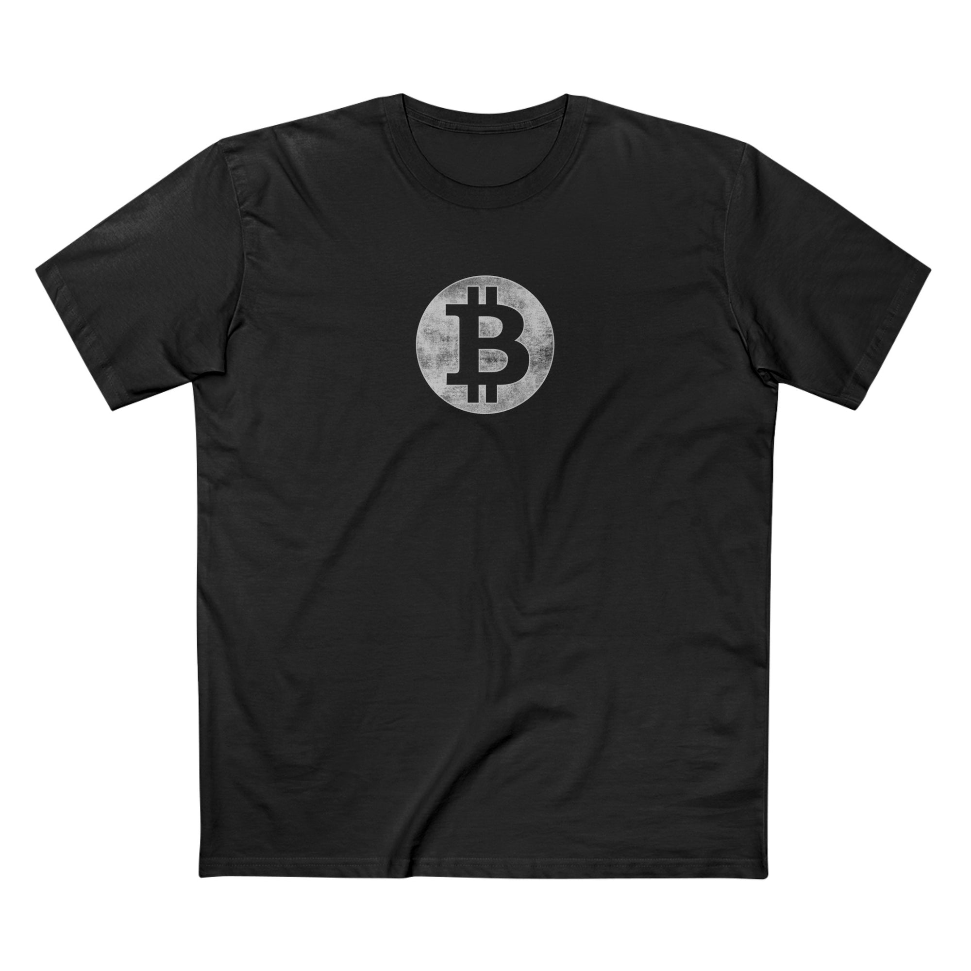 Bitcoin Moon Shirt front view. Available at NEONCRYPTO STORE.