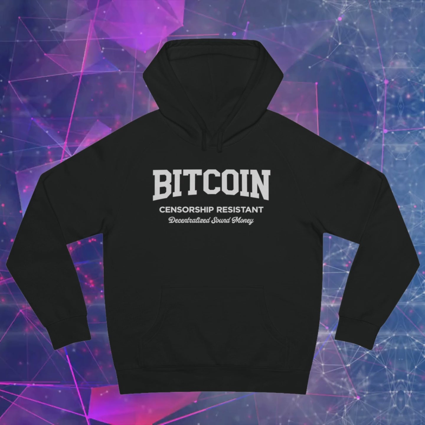 Bitcoin Apparel - Bitcoin Censorship Resistant Hoodie Video. Available at NEONCRYPTO STORE. 